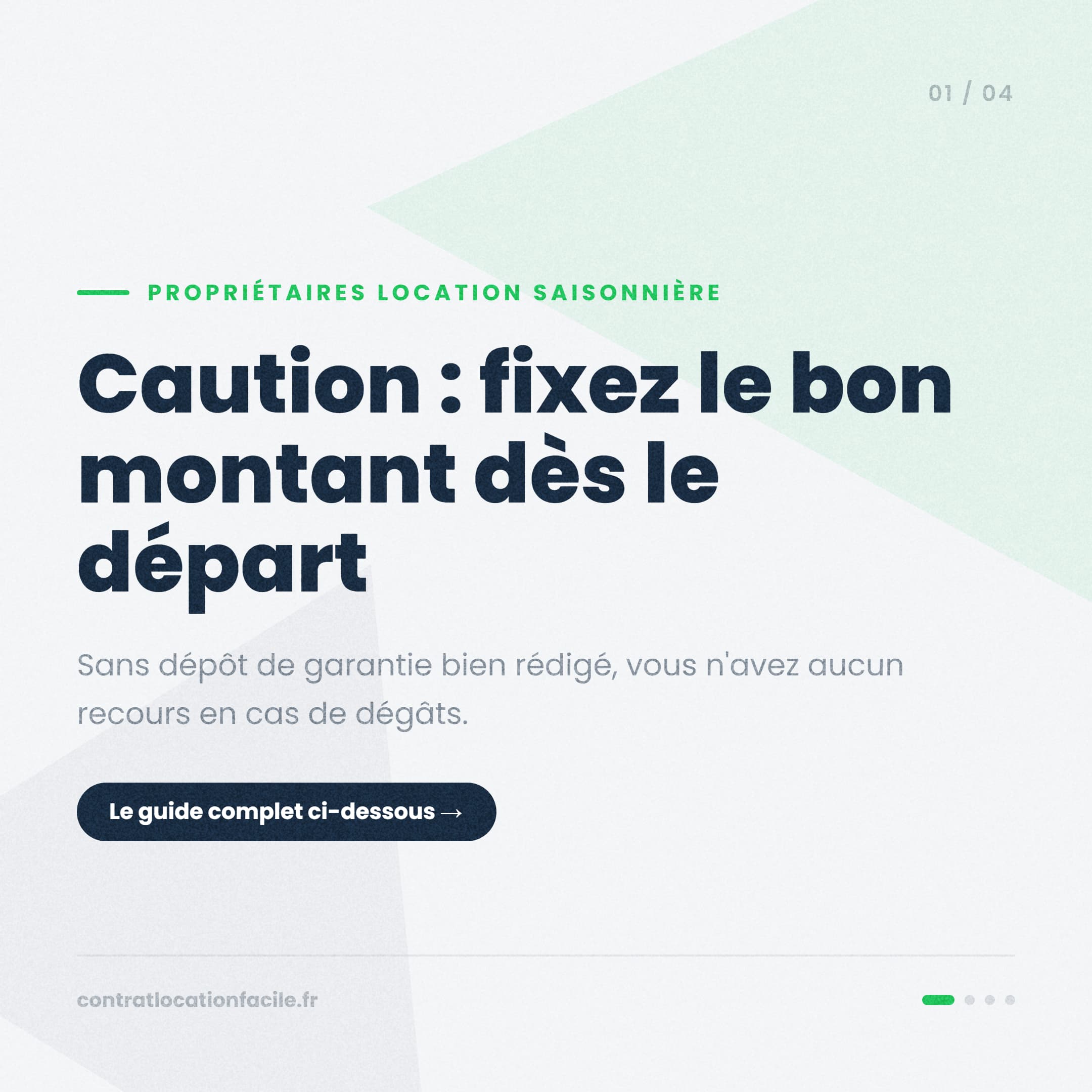Dépôt de garantie location courte durée : guide pratique