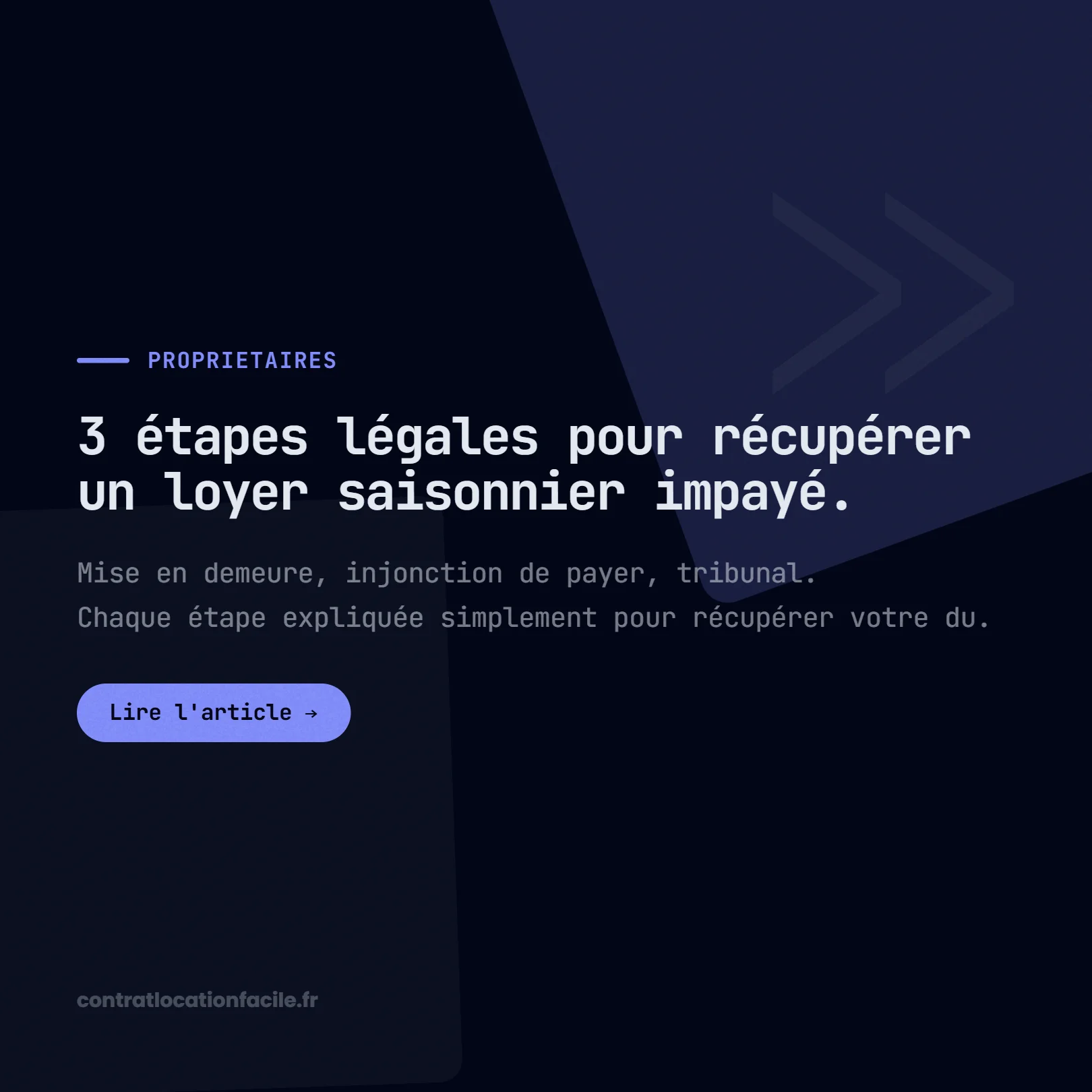 Loyer impayé en location saisonnière : que faire en 2026 ?